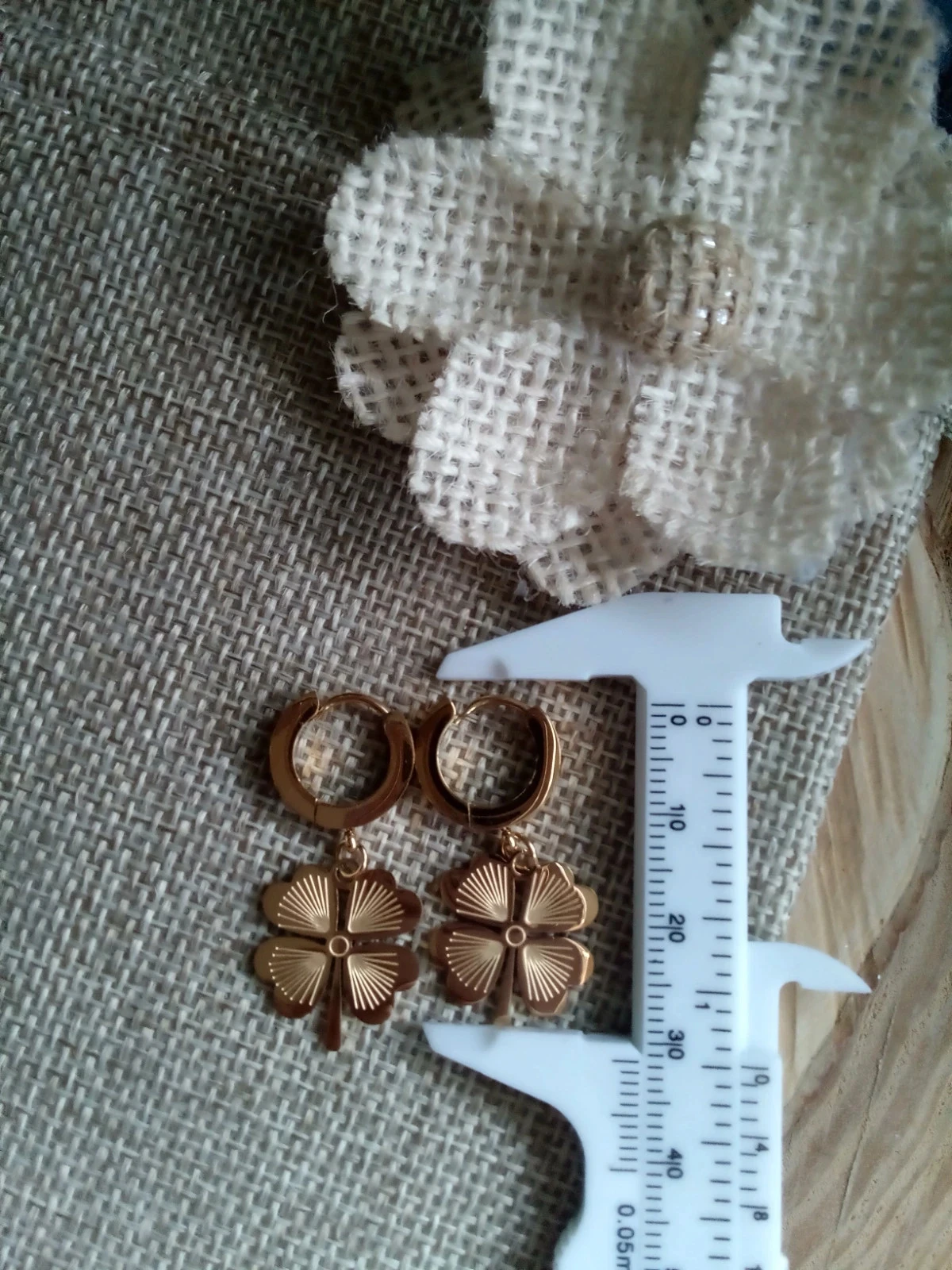 Petites boucles trèfles à quatre feuilles – photo 2